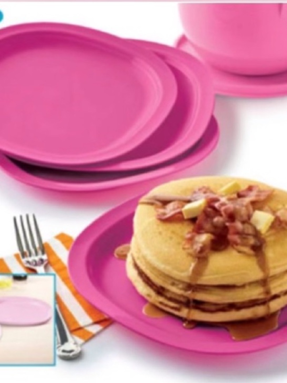 Tupperware Microwave
Reheatable Luncheon Plates Set of4 - Picture 4 of 4